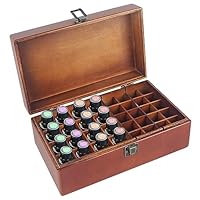 Amazon.co.jp: エッセンシャルオイル収納ボックス 72本用 木製